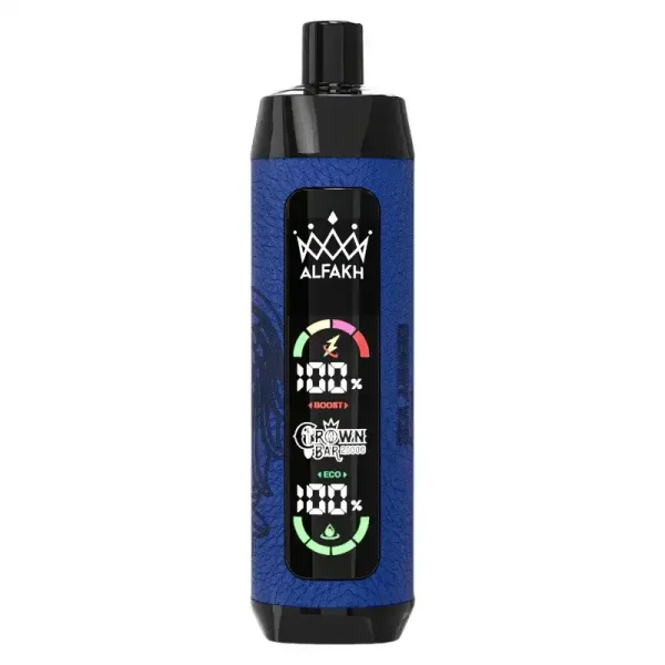 Al Fakher Crown Bar 20K (20000) Puffs 30ML E-liquid LCD Screen Leather Wrap 850mAh Type-C Battery Disposable Vape 31 AL FAKHER CROWN BAR 20K(20000) Puffs 30ML E-liquid LCD Screen Leather Wrap 850mAh Type-C Battery Disposable Vape