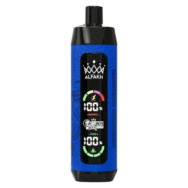 Al Fakher Crown Bar 20K (20000) Puffs 30ML E-liquid LCD Screen Leather Wrap 850mAh Type-C Battery Disposable Vape 33 AL FAKHER CROWN BAR 20K(20000) Puffs 30ML E-liquid LCD Screen Leather Wrap 850mAh Type-C Battery Disposable Vape