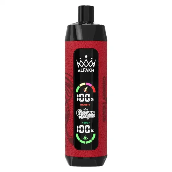 Al Fakher Crown Bar 20K (20000) Puffs 30ML E-liquid LCD Screen Leather Wrap 850mAh Type-C Battery Disposable Vape 34 AL FAKHER CROWN BAR 20K(20000) Puffs 30ML E-liquid LCD Screen Leather Wrap 850mAh Type-C Battery Disposable Vape