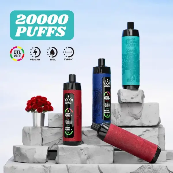 Al Fakher Crown Bar 20K (20000) Puffs 30ML E-liquid LCD Screen Leather Wrap 850mAh Type-C Battery Disposable Vape 29 AL FAKHER CROWN BAR 20K(20000) Puffs 30ML E-liquid LCD Screen Leather Wrap 850mAh Type-C Battery Disposable Vape
