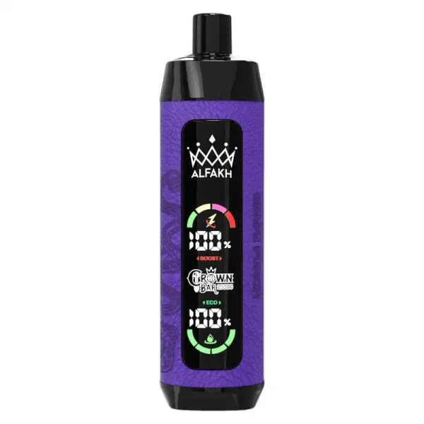 Al Fakher Crown Bar 20K (20000) Puffs 30ML E-liquid LCD Screen Leather Wrap 850mAh Type-C Battery Disposable Vape 35 AL FAKHER CROWN BAR 20K(20000) Puffs 30ML E-liquid LCD Screen Leather Wrap 850mAh Type-C Battery Disposable Vape