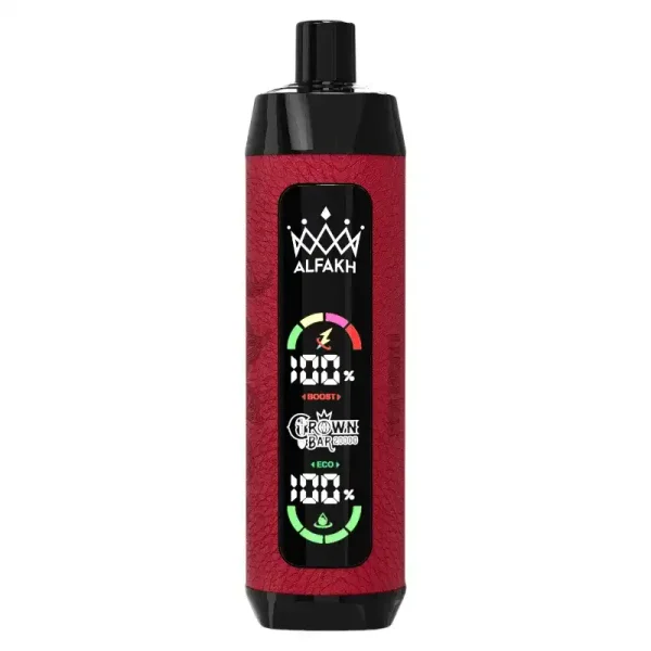 Al Fakher Crown Bar 20K (20000) Puffs 30ML E-liquid LCD Screen Leather Wrap 850mAh Type-C Battery Disposable Vape 37 AL FAKHER CROWN BAR 20K(20000) Puffs 30ML E-liquid LCD Screen Leather Wrap 850mAh Type-C Battery Disposable Vape