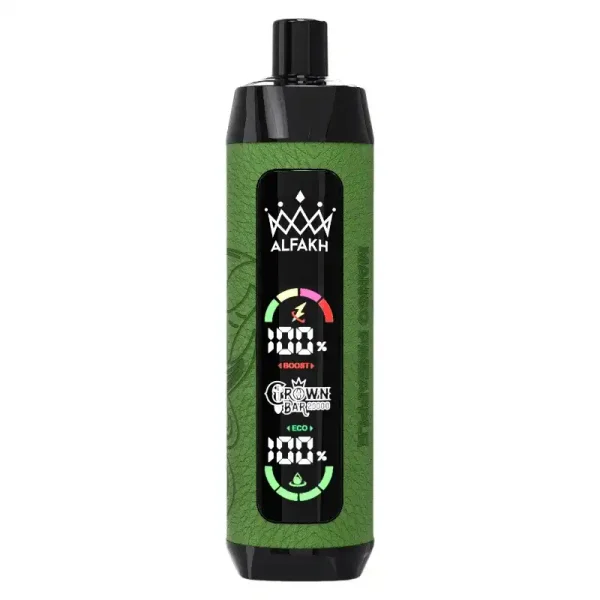Al Fakher Crown Bar 20K (20000) Puffs 30ML E-liquid LCD Screen Leather Wrap 850mAh Type-C Battery Disposable Vape 39 AL FAKHER CROWN BAR 20K(20000) Puffs 30ML E-liquid LCD Screen Leather Wrap 850mAh Type-C Battery Disposable Vape