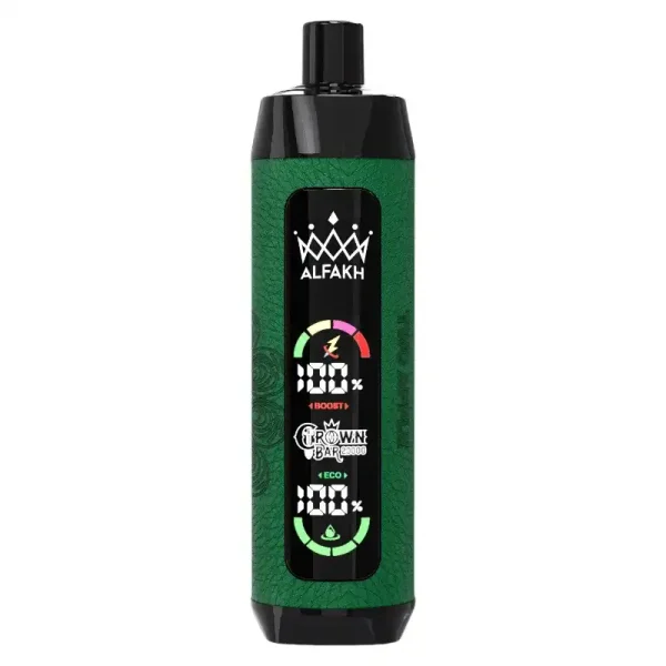 Al Fakher Crown Bar 20K (20000) Puffs 30ML E-liquid LCD Screen Leather Wrap 850mAh Type-C Battery Disposable Vape 42 AL FAKHER CROWN BAR 20K(20000) Puffs 30ML E-liquid LCD Screen Leather Wrap 850mAh Type-C Battery Disposable Vape