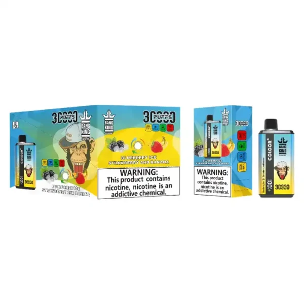 Bang King 30K (30000) Puffs New Double Flavor 0% 2% 3% 5% Nicotine LED Digital Display 36ml E-liquid Disposable Vape 32 Bang King 30K(30000) Puffs New Double Flavor 0% 2% 3% 5% Nicotine LED Digital Display 36ml E-liquid Disposable Vape