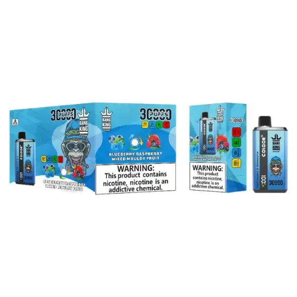 Bang King 30K (30000) Puffs New Double Flavor 0% 2% 3% 5% Nicotine LED Digital Display 36ml E-liquid Disposable Vape 33 Bang King 30K(30000) Puffs New Double Flavor 0% 2% 3% 5% Nicotine LED Digital Display 36ml E-liquid Disposable Vape
