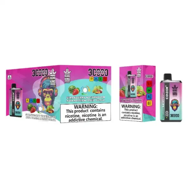 Bang King 30K (30000) Puffs New Double Flavor 0% 2% 3% 5% Nicotine LED Digital Display 36ml E-liquid Disposable Vape 40 Bang King 30K(30000) Puffs New Double Flavor 0% 2% 3% 5% Nicotine LED Digital Display 36ml E-liquid Disposable Vape