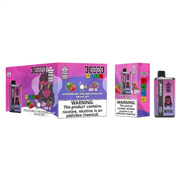 Bang King 30K (30000) Puffs New Double Flavor 0% 2% 3% 5% Nicotine LED Digital Display 36ml E-liquid Disposable Vape 37 Bang King 30K(30000) Puffs New Double Flavor 0% 2% 3% 5% Nicotine LED Digital Display 36ml E-liquid Disposable Vape