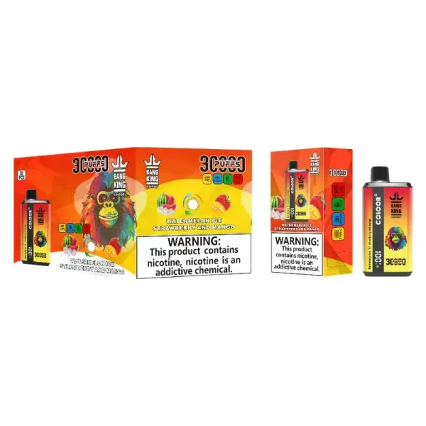 Bang King 30K (30000) Puffs New Double Flavor 0% 2% 3% 5% Nicotine LED Digital Display 36ml E-liquid Disposable Vape 42 Bang King 30K(30000) Puffs New Double Flavor 0% 2% 3% 5% Nicotine LED Digital Display 36ml E-liquid Disposable Vape