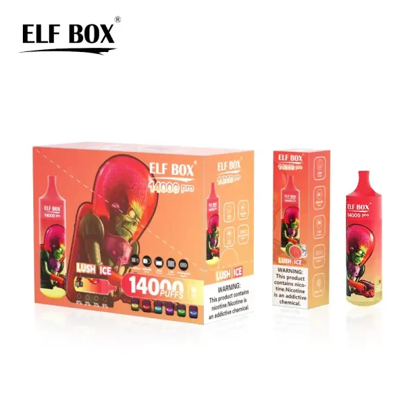 ELF Box Rgb 14K (14000) Puffs PRO 25ml E-liquid Type-C Rechargeable 0% 2% 3% 5% Nicotine Disposable Vape Pen 1 ELF Box Rgb 14K (14000) Puffs PRO 25ml E-liquid Type-C Rechargeable 0% 2% 3% 5% Nicotine Disposable Vape Pen vape-store.cn