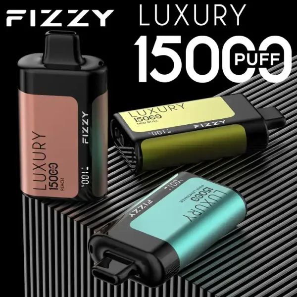 Fizzy Luxury 15K (15000) Puffs 22ML E-liquid Mesh Coil LCD Screen Adjustable Air Flow 15flavors 650mAh Rechargeable Battery 2% 5% Nicotine Disposable Vape 33 Fizzy Luxury 15K (15000) Puffs 22ML E-liquid Mesh Coil LCD Screen Adjustable Air Flow 15flavors 650mAh Rechargeable Battery 2% 5% Nicotine Disposable Vape