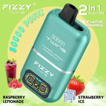 Home 22 Fizzy Twins 50K (50000) Puffs Dual Flavors 50ML E-liquid Mesh Coil 850 mAh Battery 2% 5% Nicotine LCD Screen Disposable Vape – A New Era in Vaping Innovation