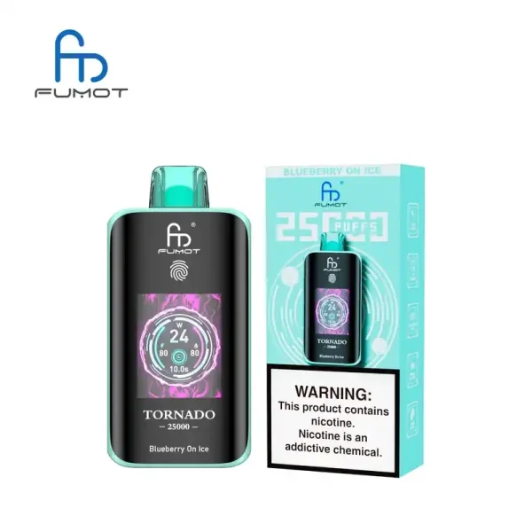 RandM Fumot Tornado 25K (25000) Puffs 3D Curved Screen 2% 5% Nicotine 700mAh Rechargeable Battery Touch Switch Disposable Vape 54 RandM Fumot Tornado 25K (25000) Puffs 3D Curved Screen 2% 5% Nicotine 700mAh Rechargeable Battery  Touch Switch Disposable Vape
