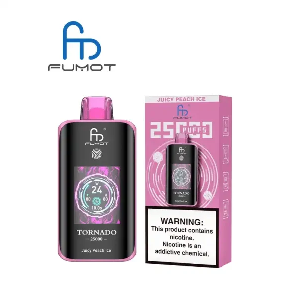 RandM Fumot Tornado 25K (25000) Puffs 3D Curved Screen 2% 5% Nicotine 700mAh Rechargeable Battery Touch Switch Disposable Vape 62 RandM Fumot Tornado 25K (25000) Puffs 3D Curved Screen 2% 5% Nicotine 700mAh Rechargeable Battery  Touch Switch Disposable Vape