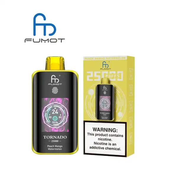 RandM Fumot Tornado 25K (25000) Puffs 3D Curved Screen 2% 5% Nicotine 700mAh Rechargeable Battery Touch Switch Disposable Vape 66 RandM Fumot Tornado 25K (25000) Puffs 3D Curved Screen 2% 5% Nicotine 700mAh Rechargeable Battery  Touch Switch Disposable Vape