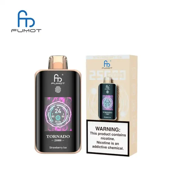 RandM Fumot Tornado 25K (25000) Puffs 3D Curved Screen 2% 5% Nicotine 700mAh Rechargeable Battery Touch Switch Disposable Vape 69 RandM Fumot Tornado 25K (25000) Puffs 3D Curved Screen 2% 5% Nicotine 700mAh Rechargeable Battery  Touch Switch Disposable Vape