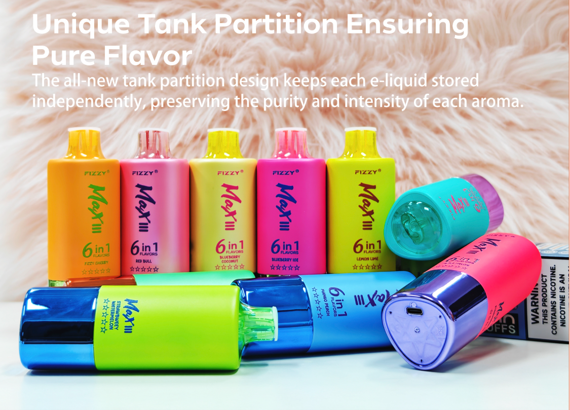 Multi-Flavor Vape: Unlock Explosive Taste: FIZZY Max III Delivers 3X the Refreshment! vape-store.cn