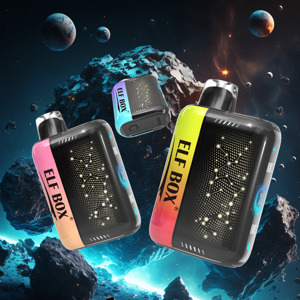 vape-store.cn ELF BOX PULSE X 25k (25000) Puffs 3D Curved Screen 18ml E-liquid Beautiful Disposable Vape