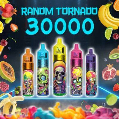 vape-store.cn RANDM Fumot Tornado 30K(300000) Puffs Music Lighting 2% 5% Nicotine Type-C Charging 30mL of E-liquid Disposable Vape