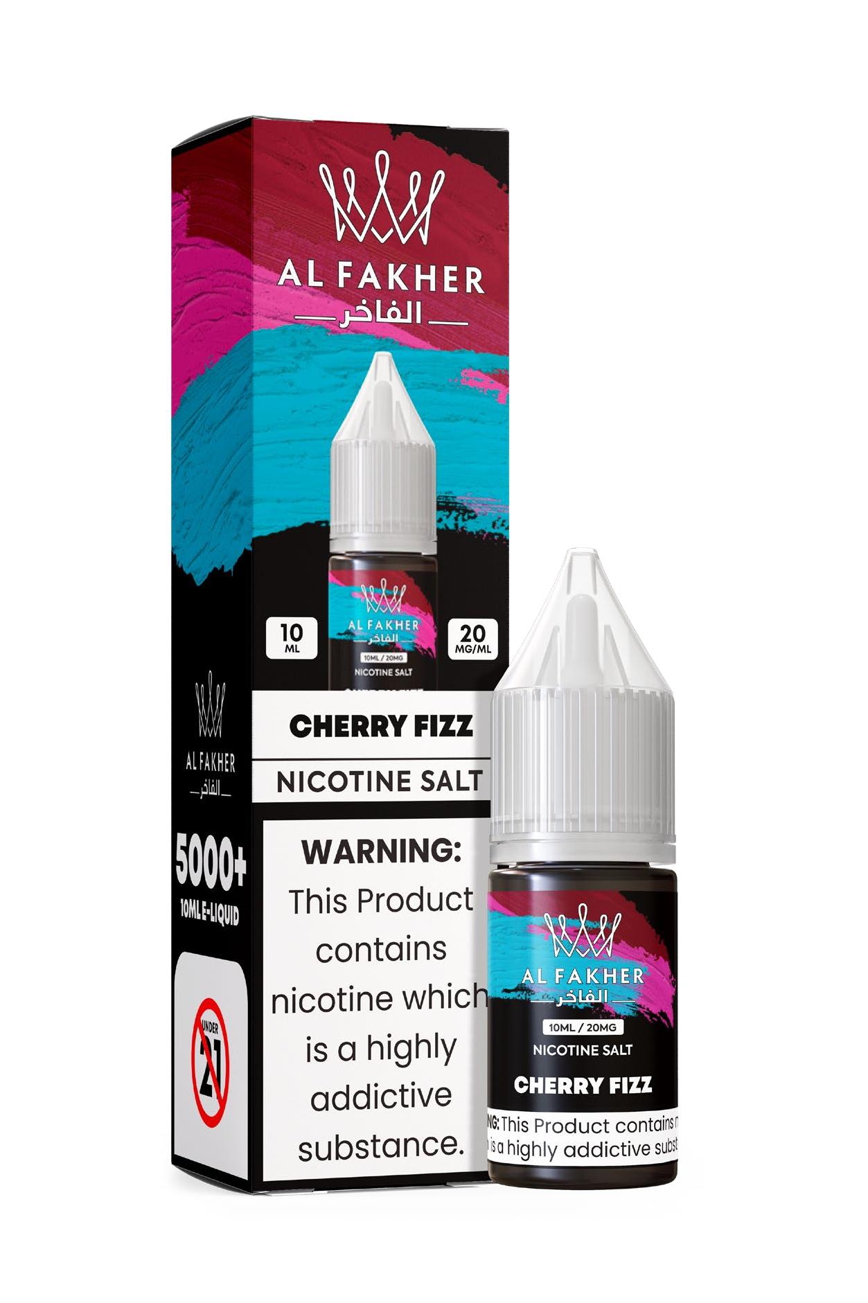 vape-store.cn Cherry Fizz 20MG Strengths 10ML 5000+ Nic Salt E-LIQUIDS by Al Fakher