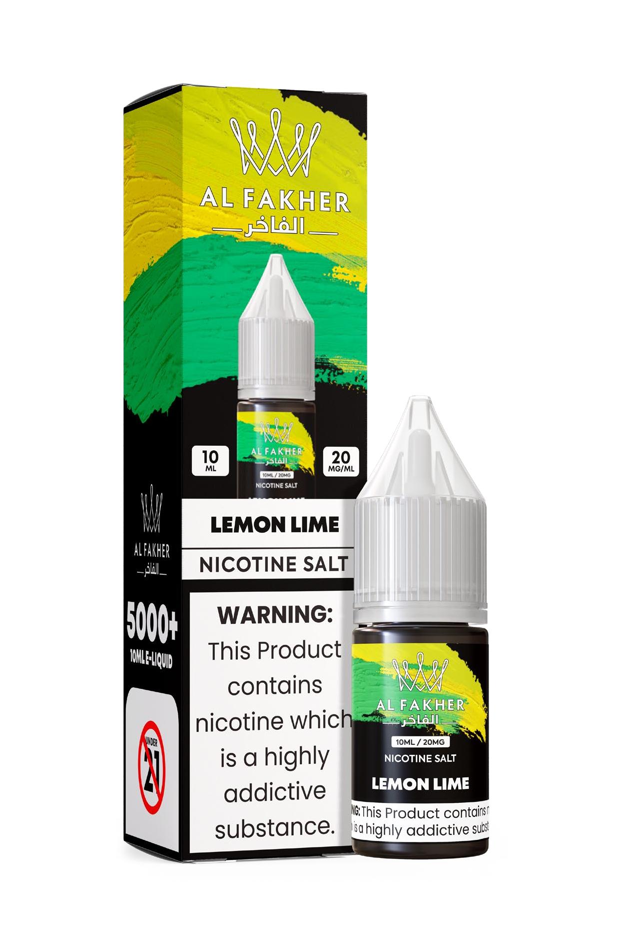 vape-store.cn Lemon Lime 20MG Strengths 10ML 5000+ Nic Salt E-LIQUIDS by Al Fakher