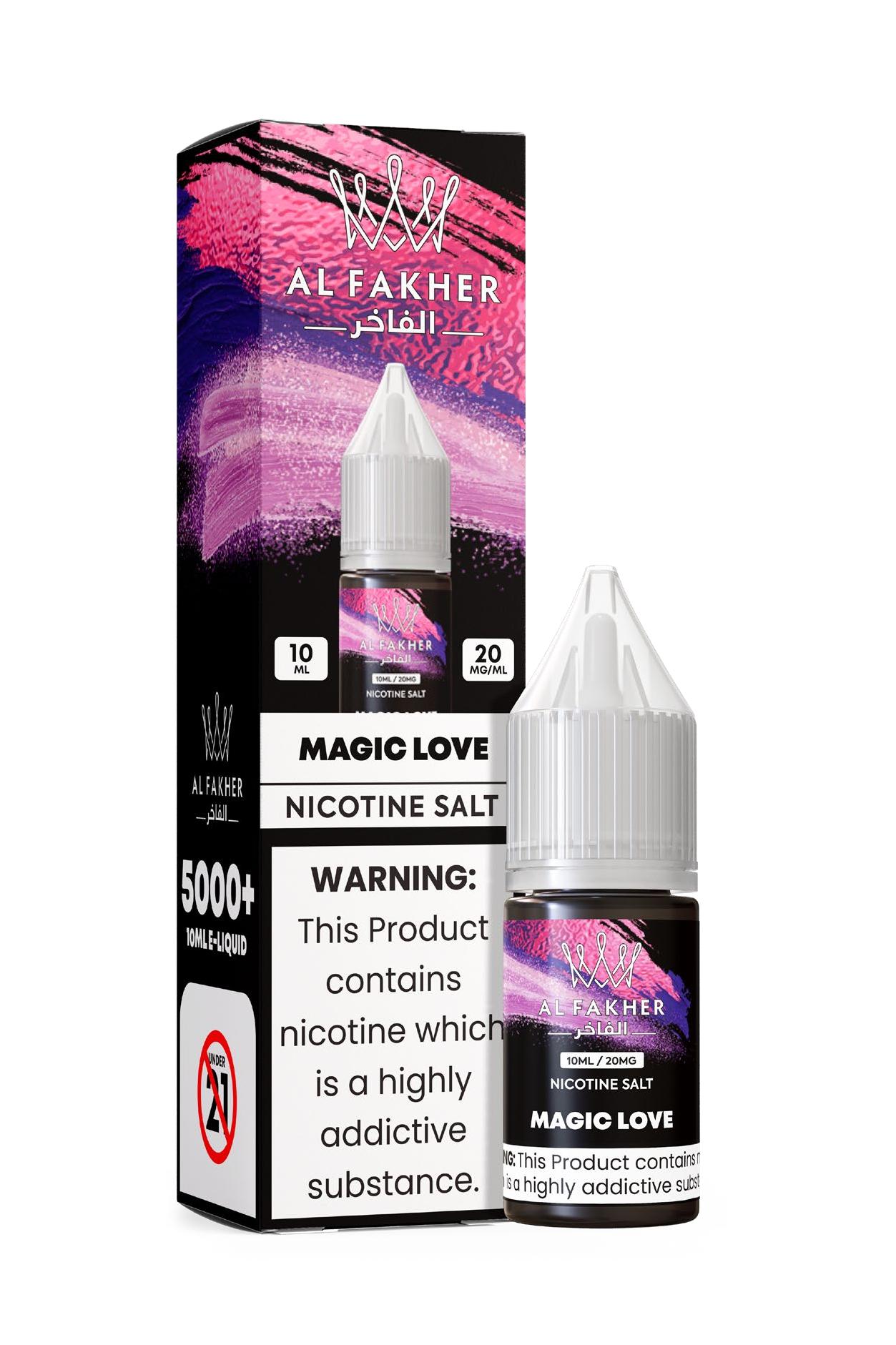 vape-store.cn MAGIC LOVE 20MG Strengths 10ML Bottles 5000+ Nic Salt E-LIQUIDS by Al Fakher